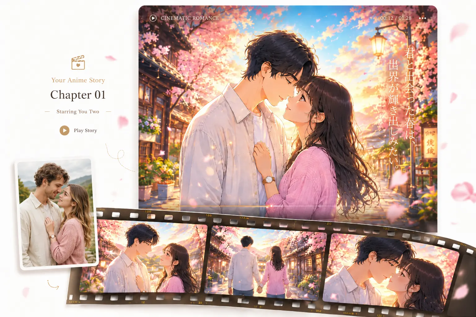 Imagine Yourself in an Anime Love Story