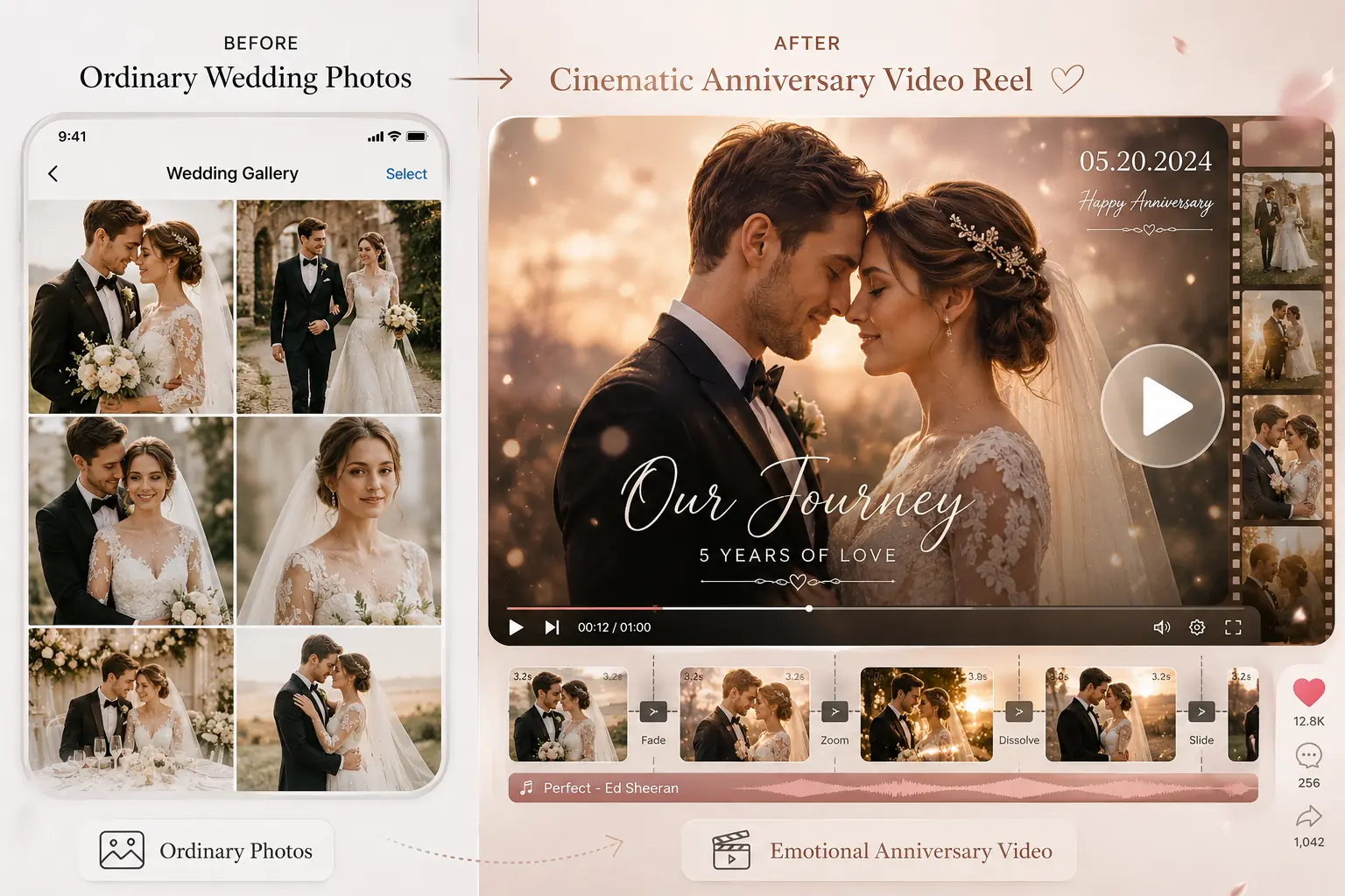 Create Wedding Anniversary Videos