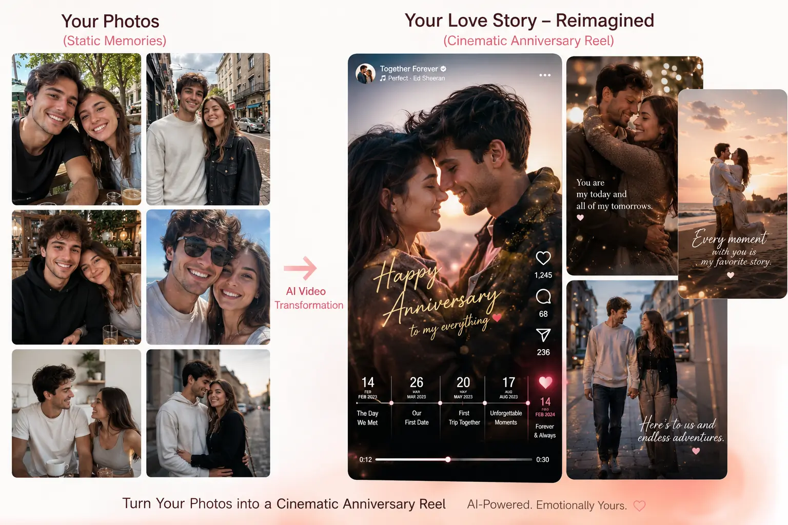 Make Dating Anniversary Reels