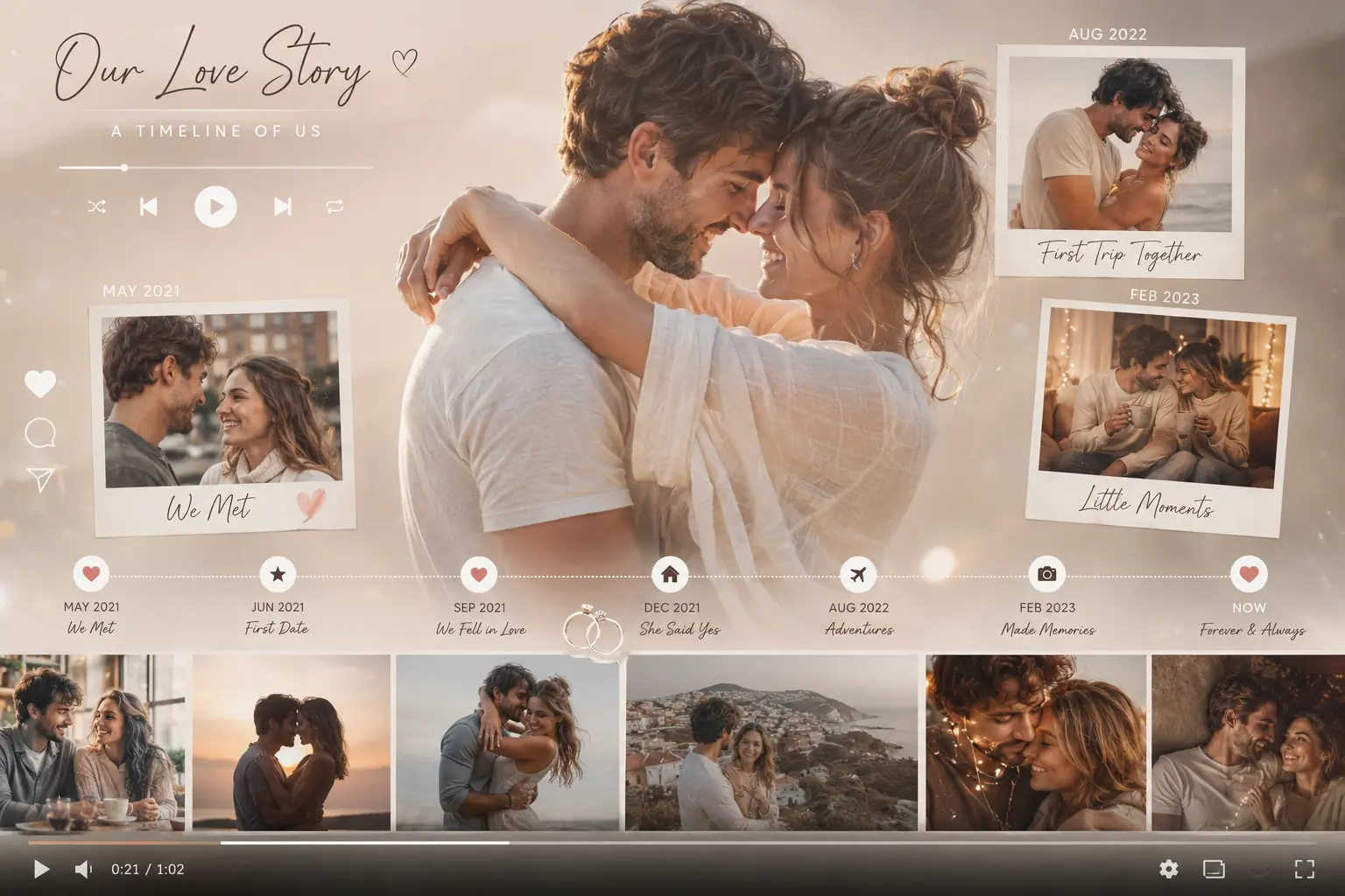 Build Relationship Timeline Videos