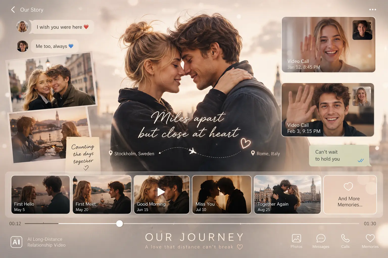 Create Long Distance Relationship Videos