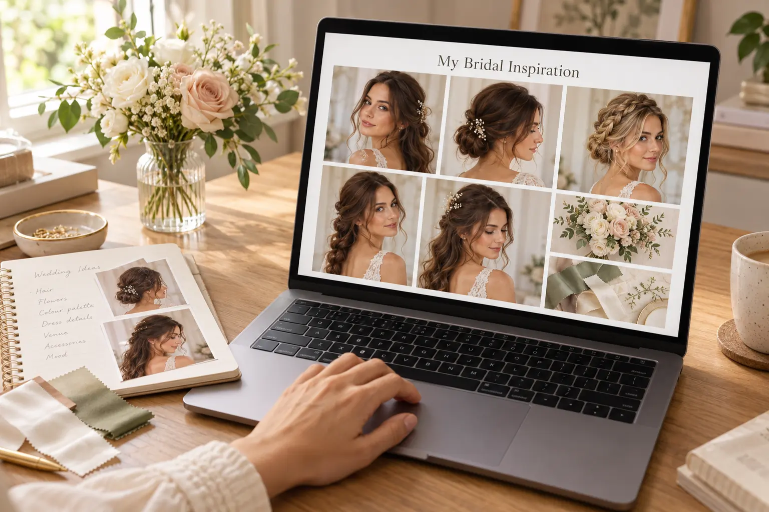 Create Your Bridal Hairstyle Mood Board