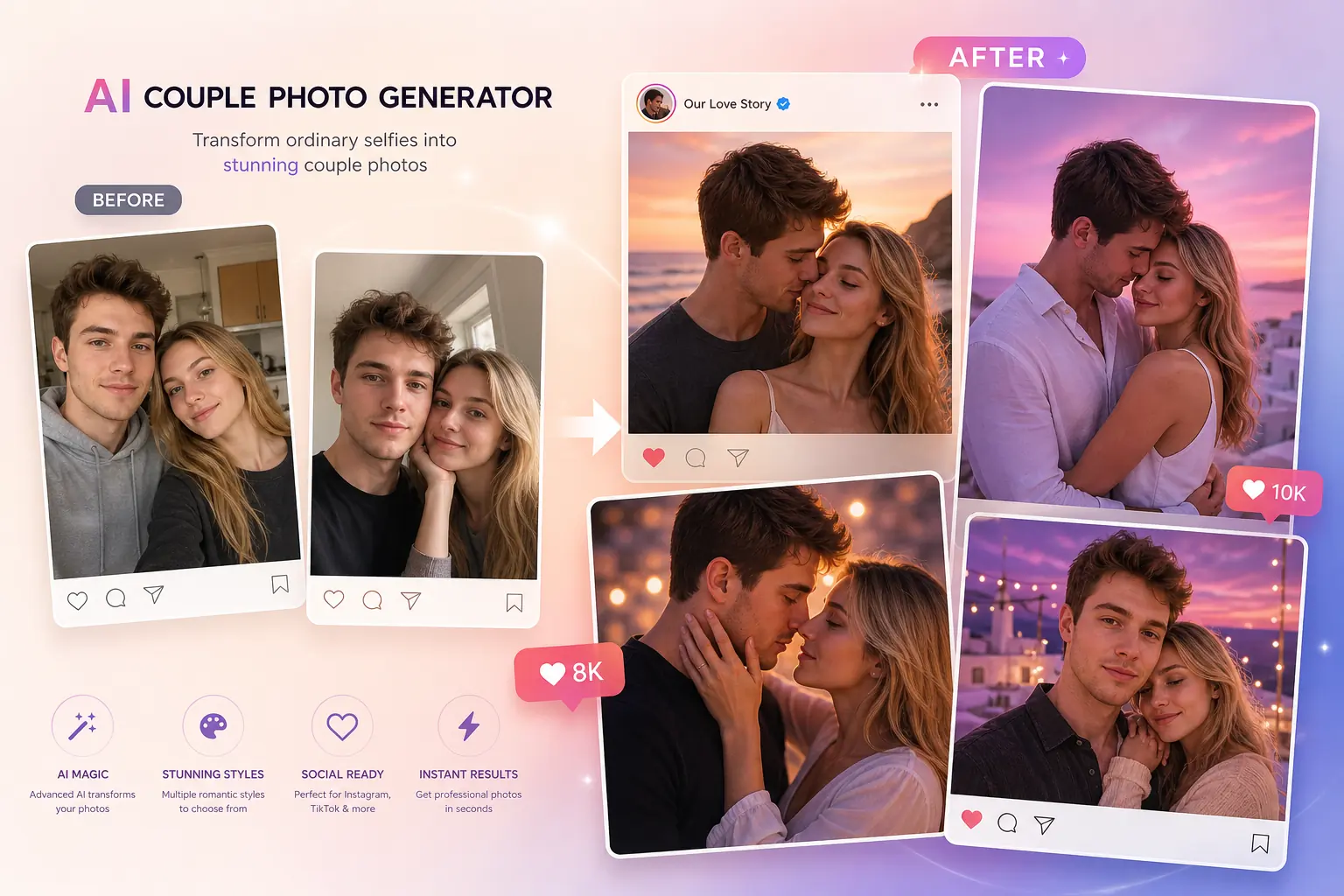 Create Romantic Social Media Content