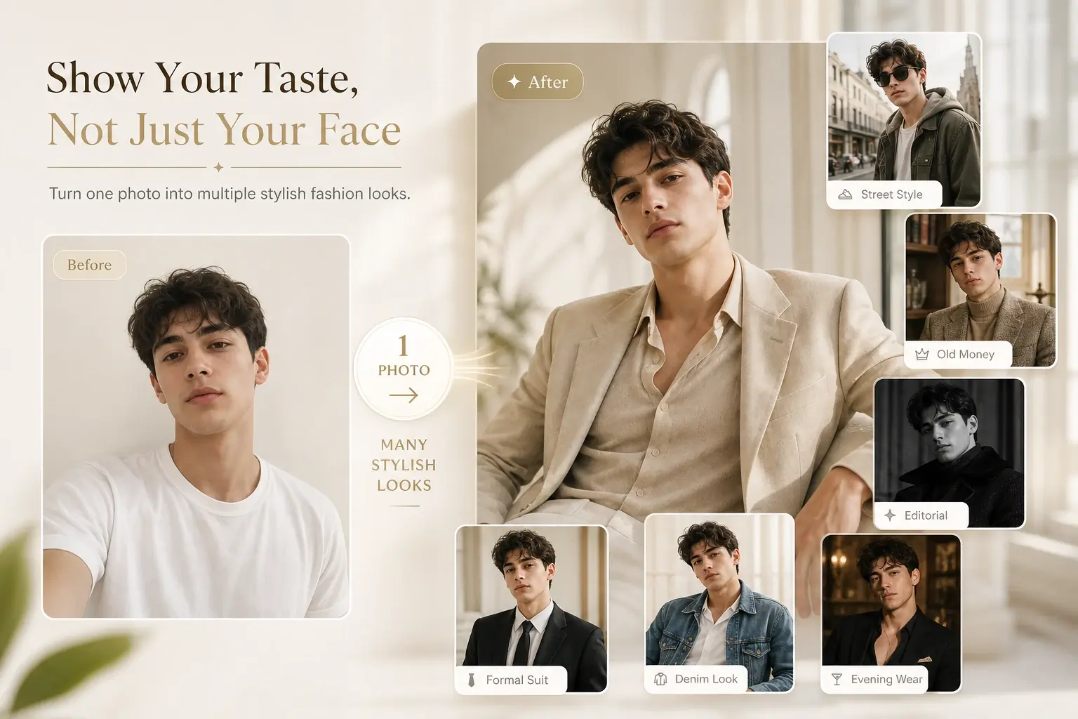 Show Your Taste, Not Just Your Face