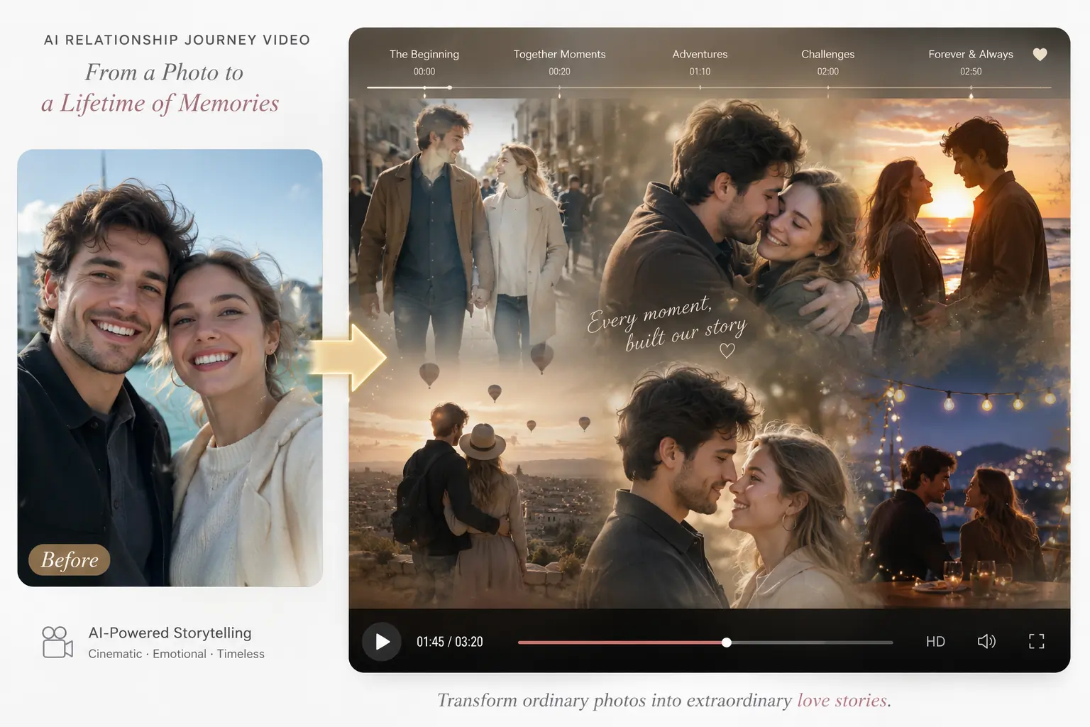 Create a Romantic Short Film from Photos
