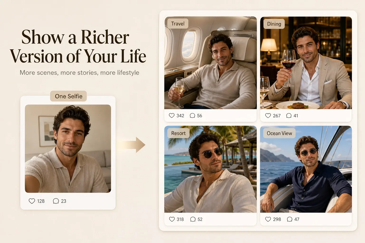 Show a Richer Version of Your Life