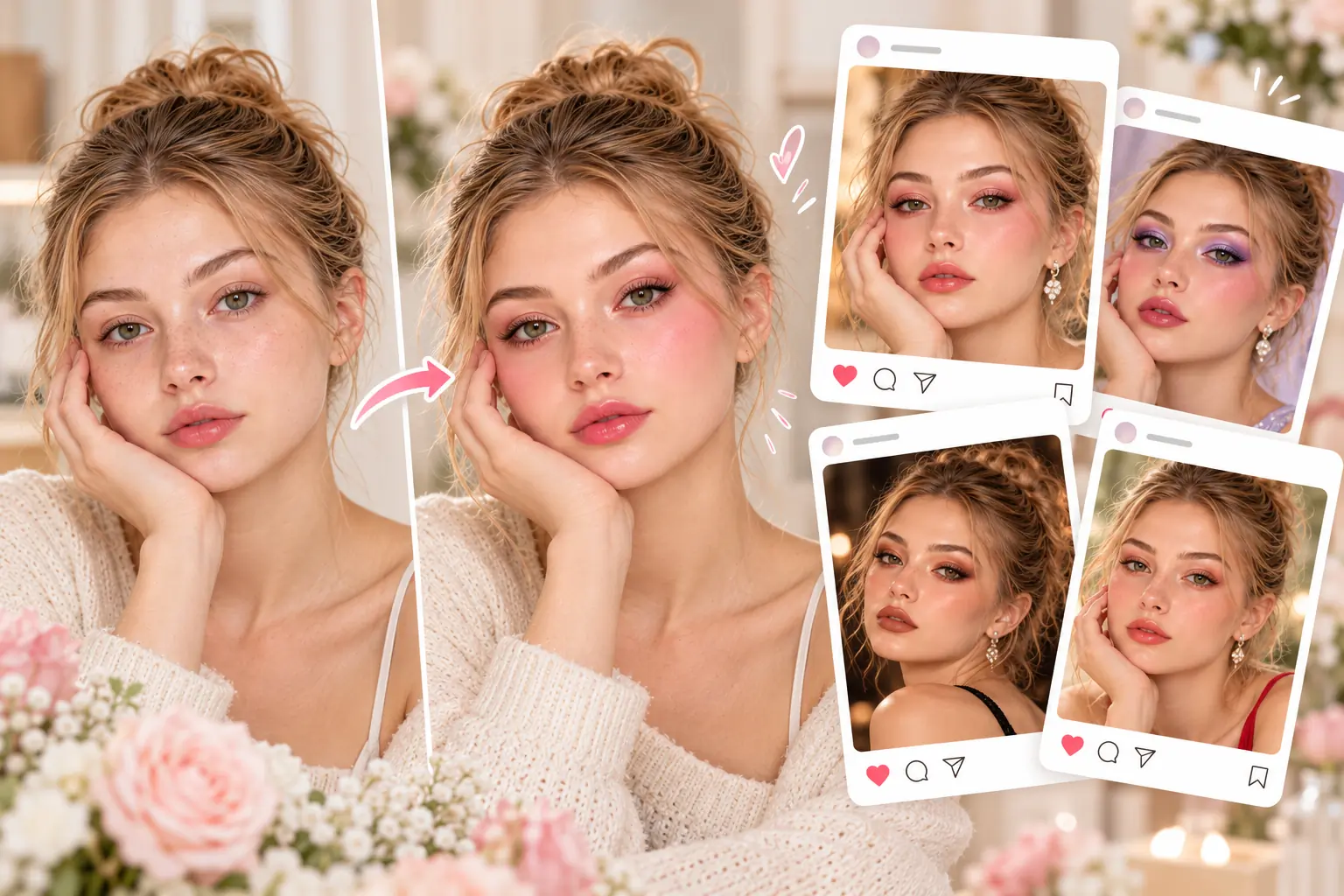 Create Makeup Photos for Social Media