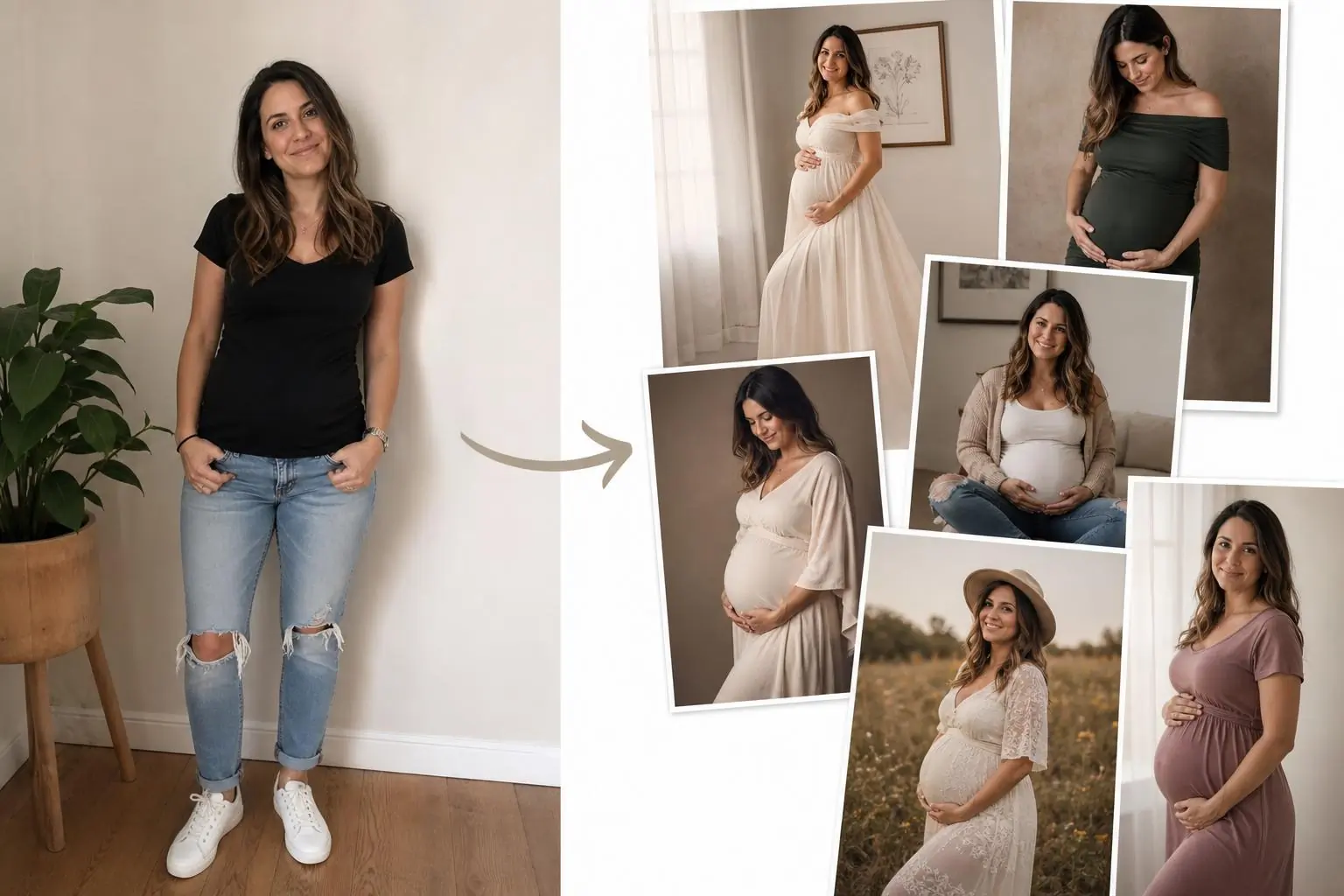 Realistic Pregnancy Transformation