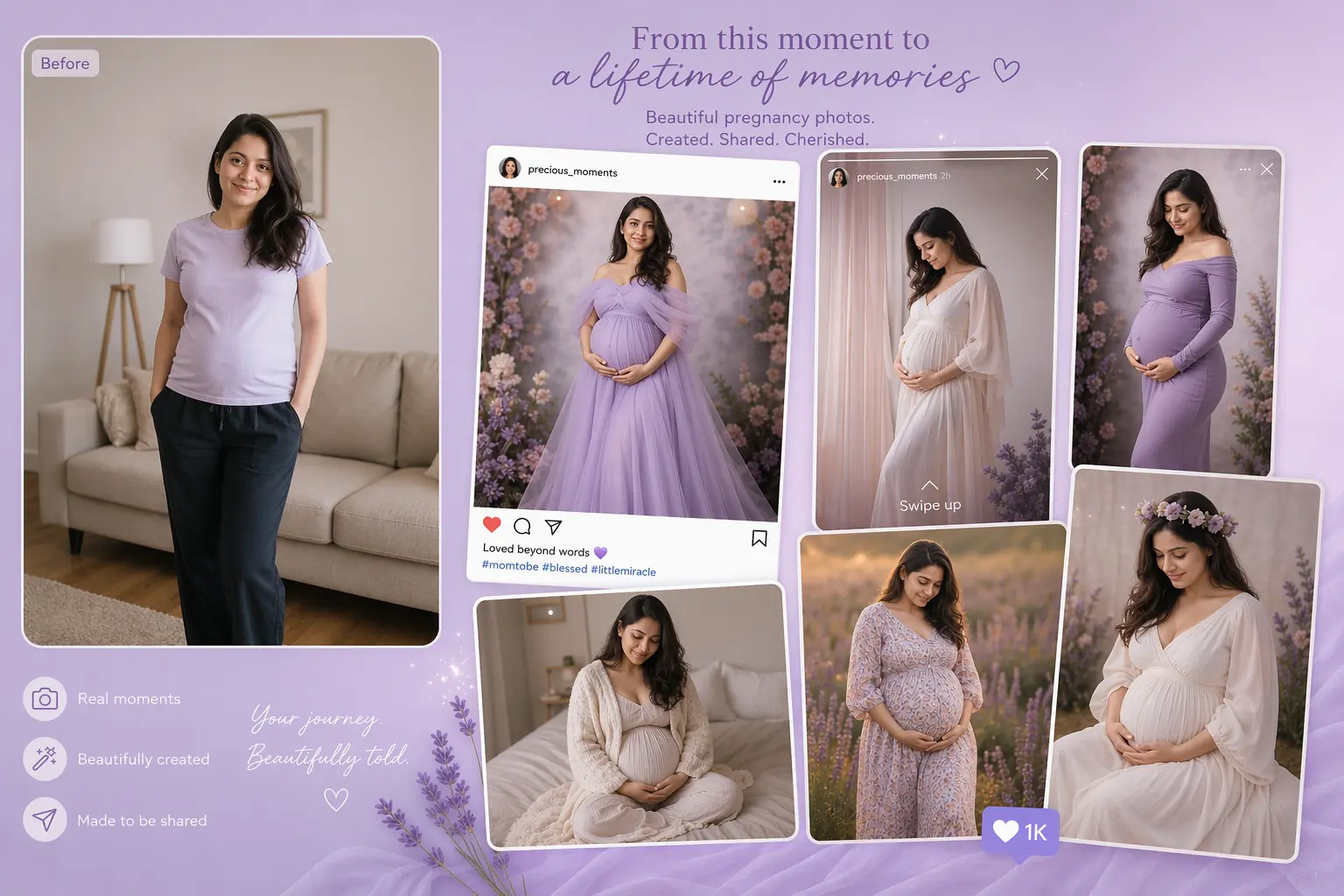 Share Your Pregnancy Photos on Social Media