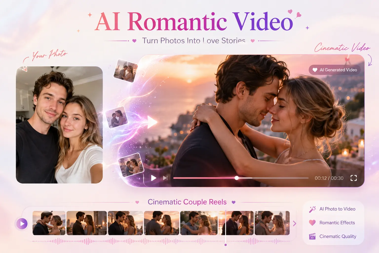 Cos'è AI Romantic Video Generator?