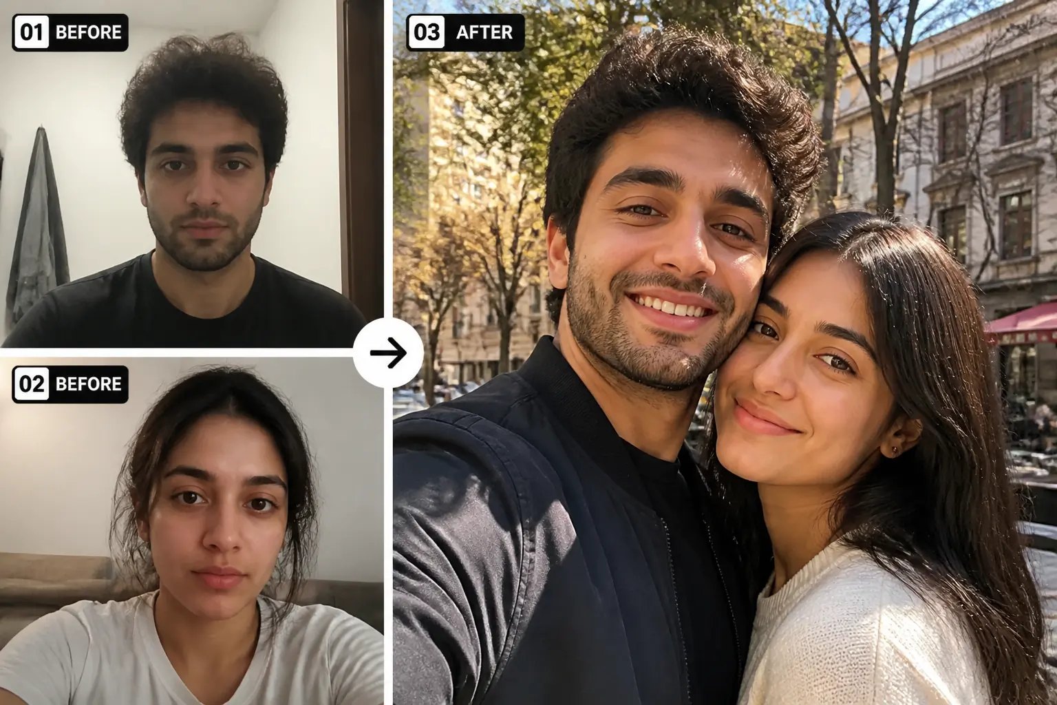 Create AI Couple Selfies