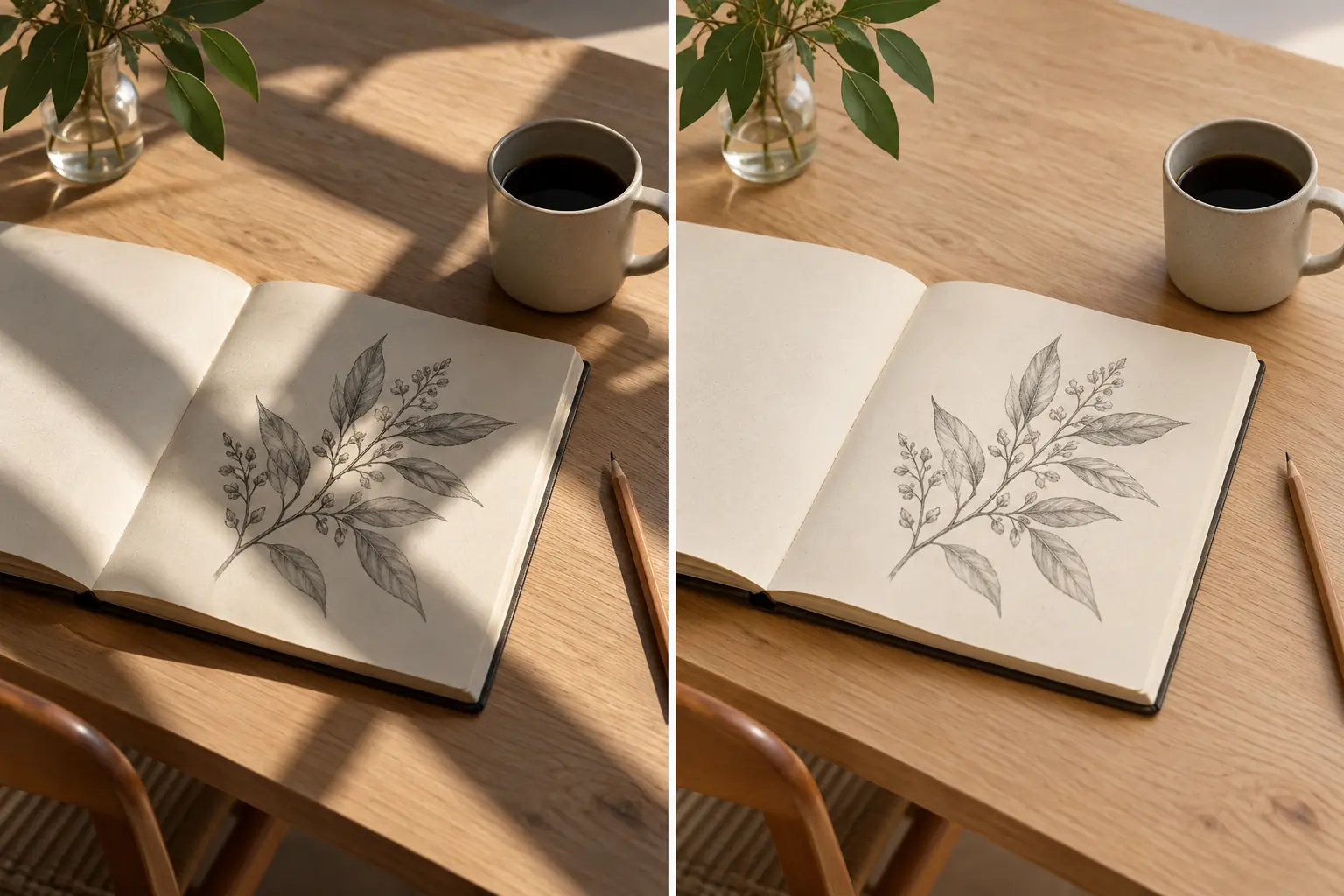 Remove shadows without simply brightening the whole photo