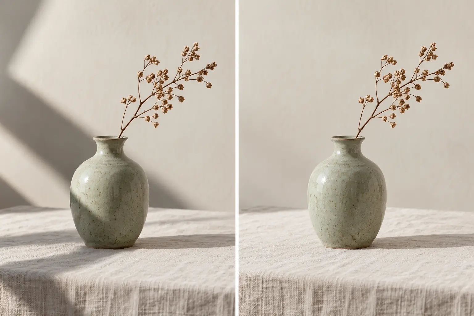 Clean up shadows in product photos