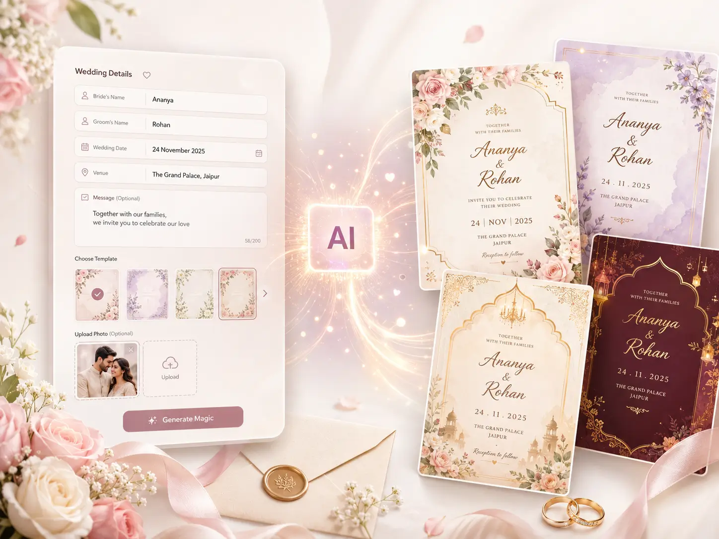 What is AI Wedding Card Generator?