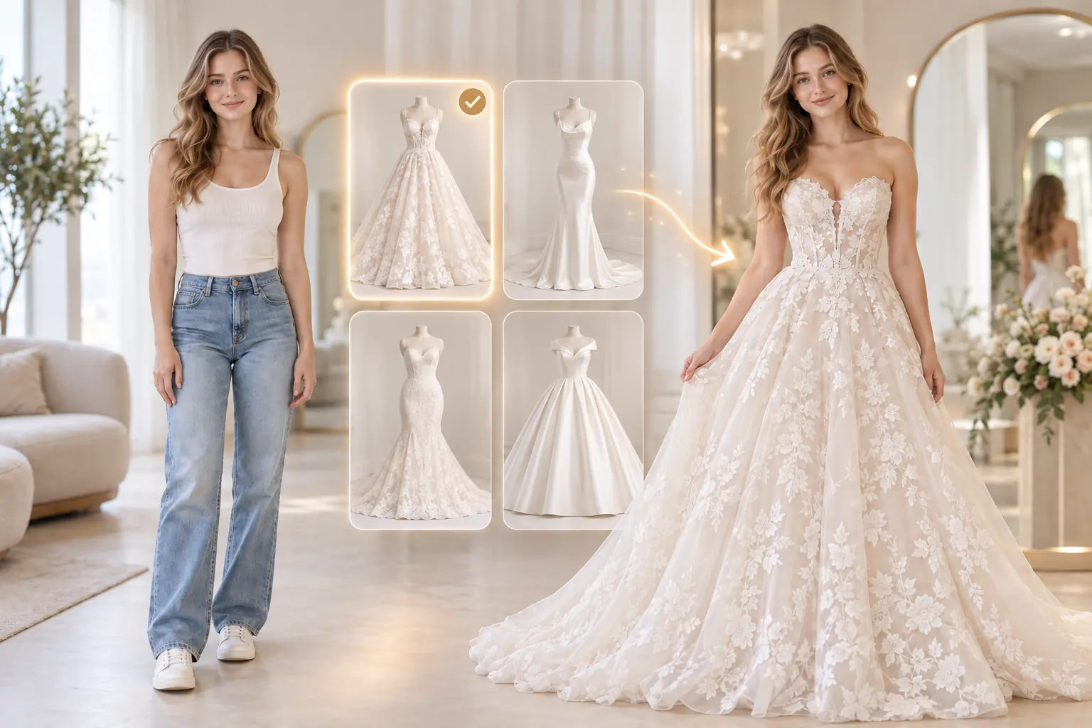 Virtual Wedding Dress Try-On Online