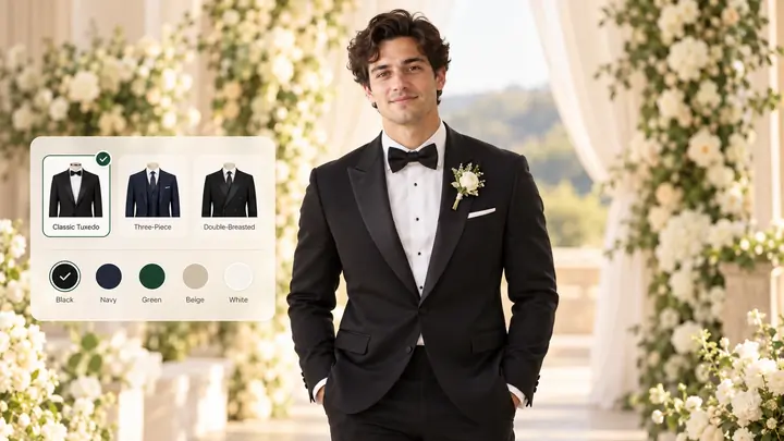 AI Wedding Suit Try-On