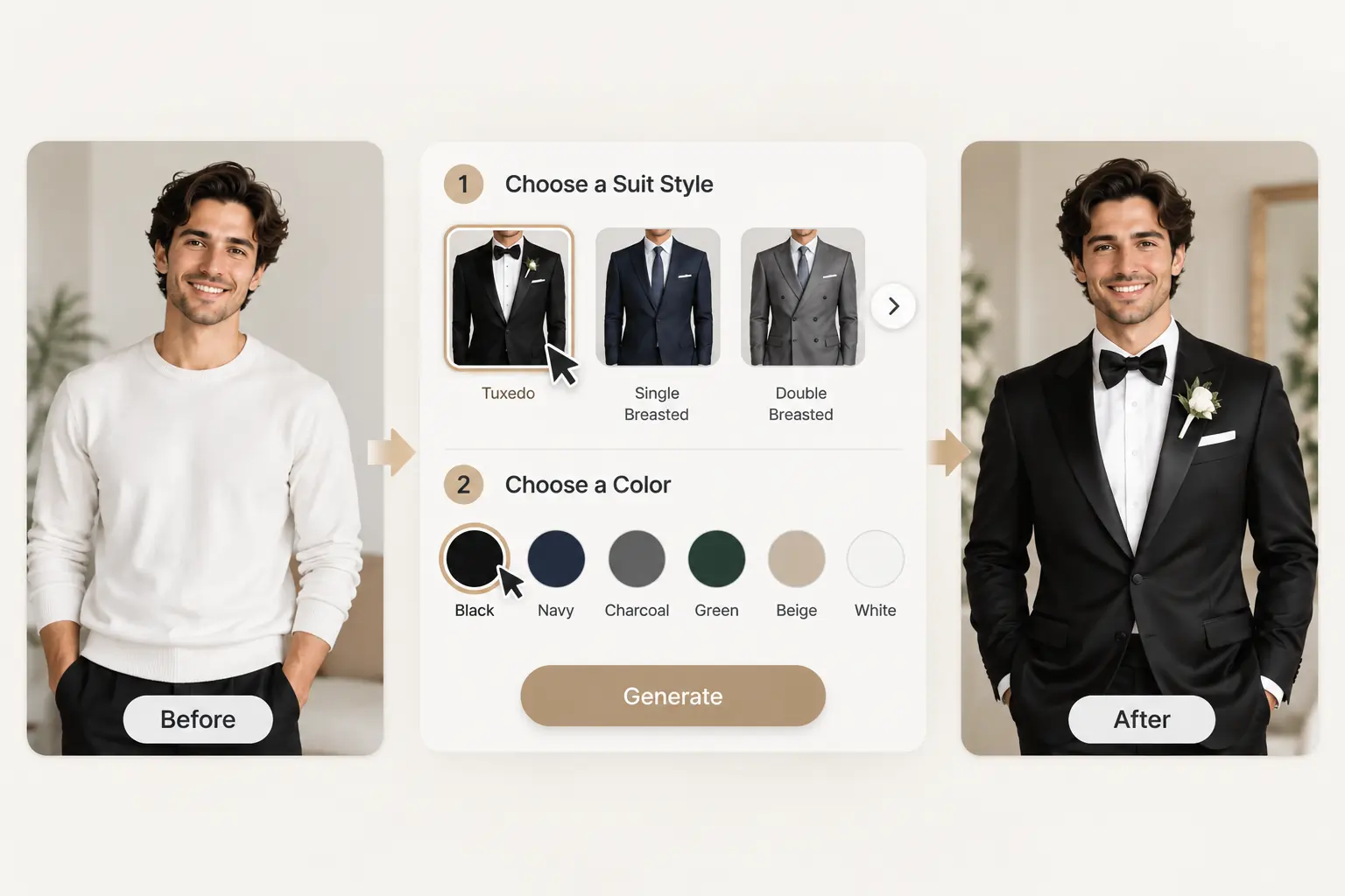 What Is an AI Wedding Suit Try-On?