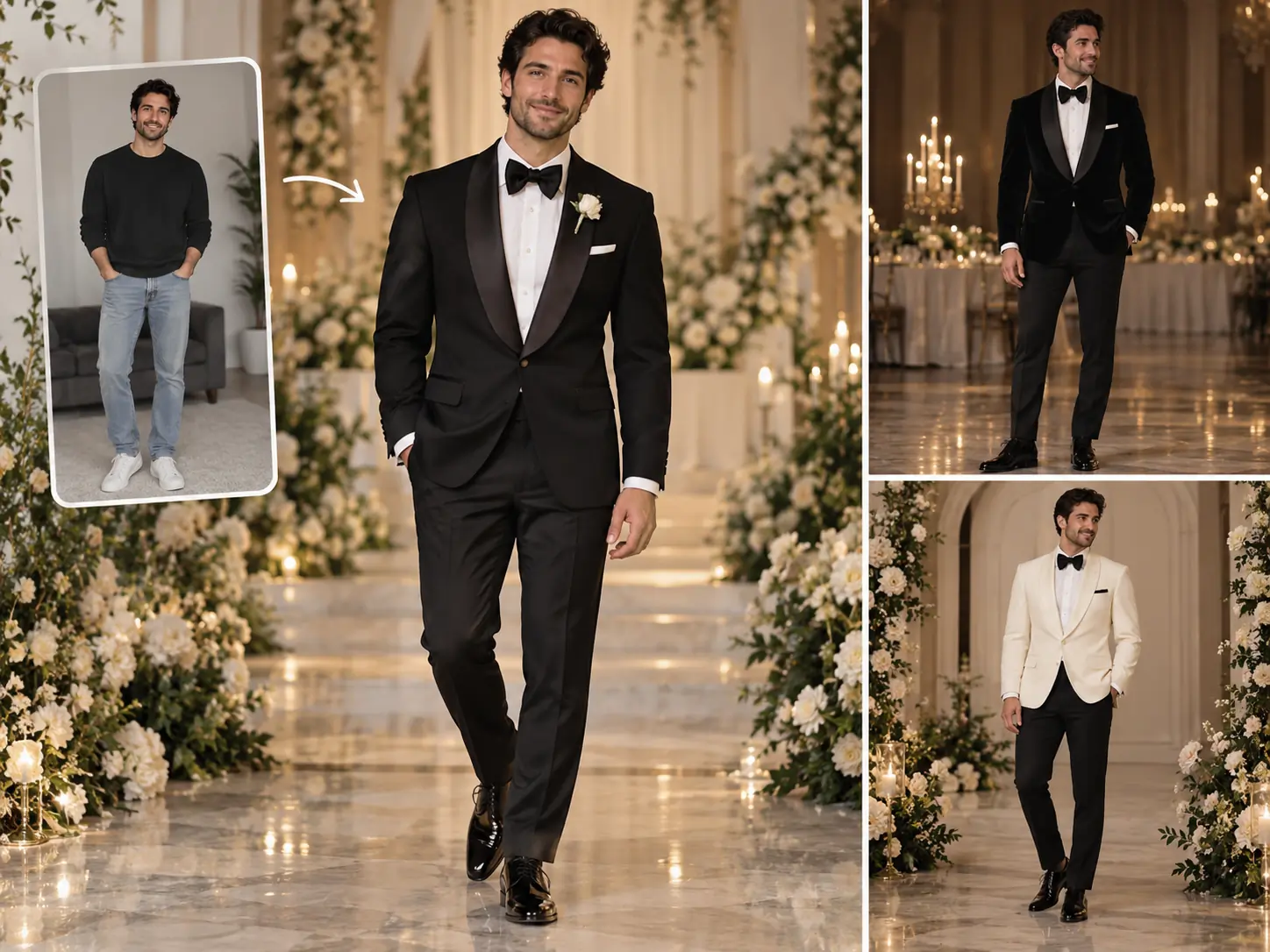Try On a Wedding Tuxedo