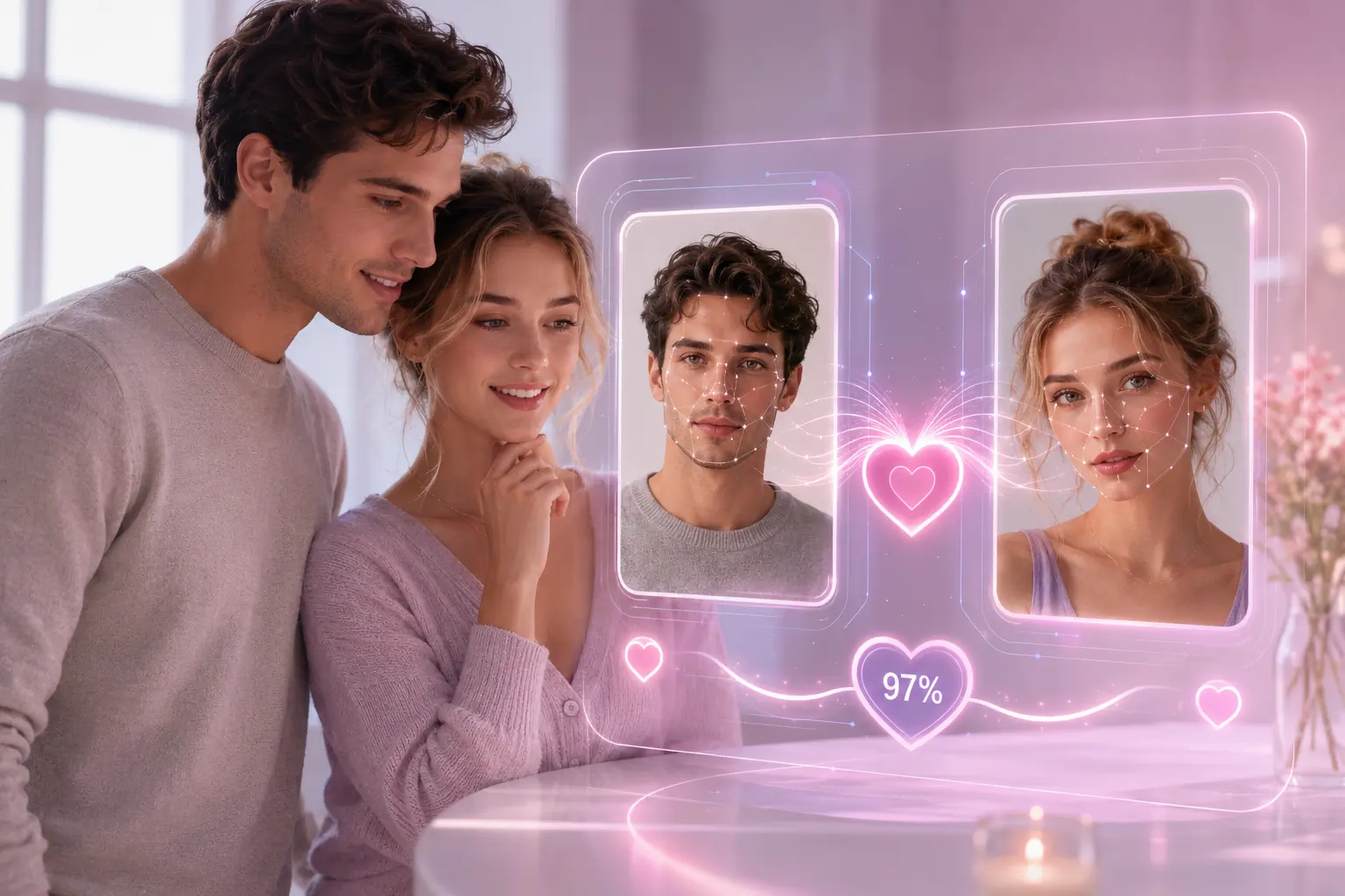 Check Couple Face Similarity