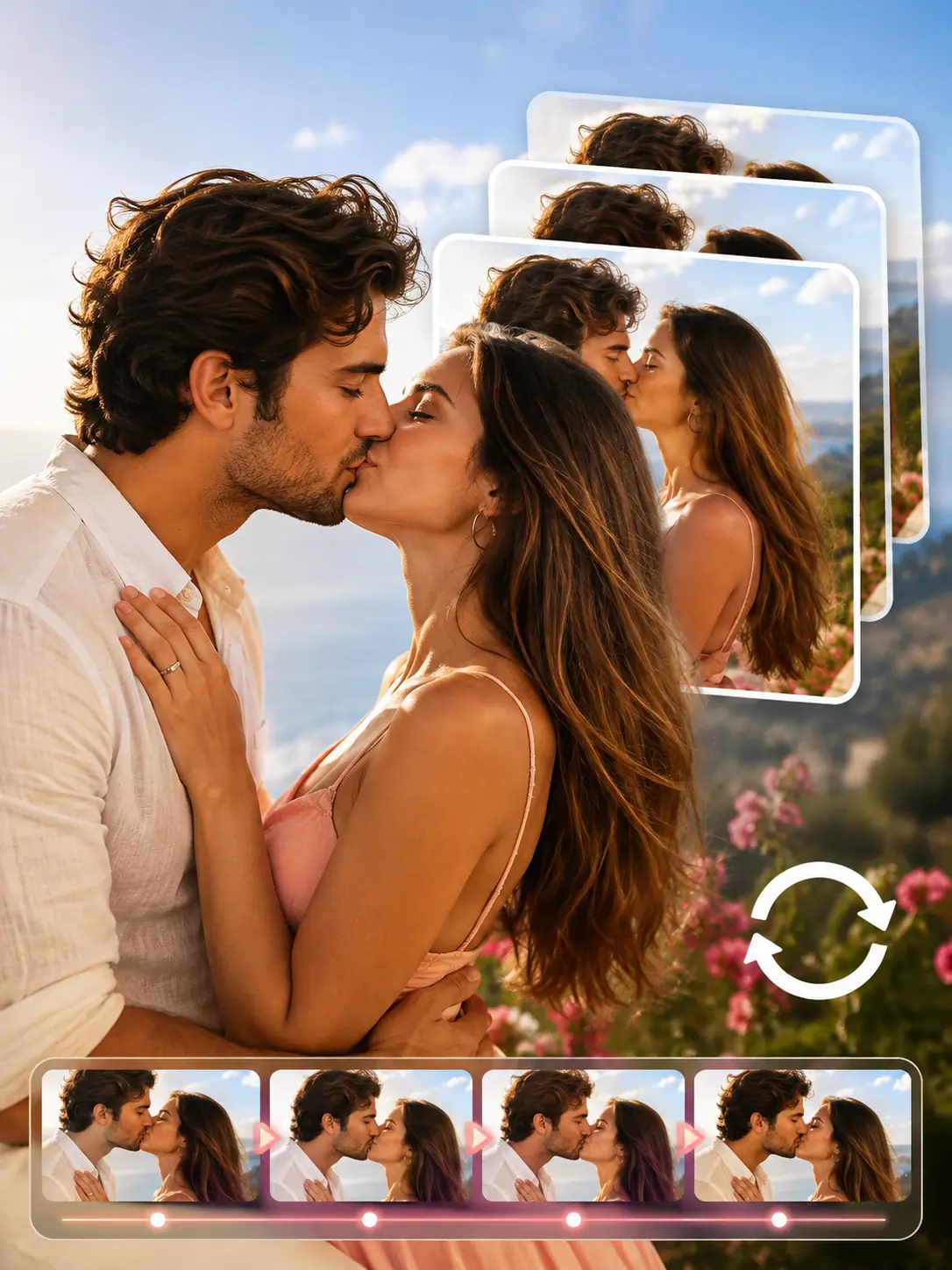 AI Kiss GIF Generator