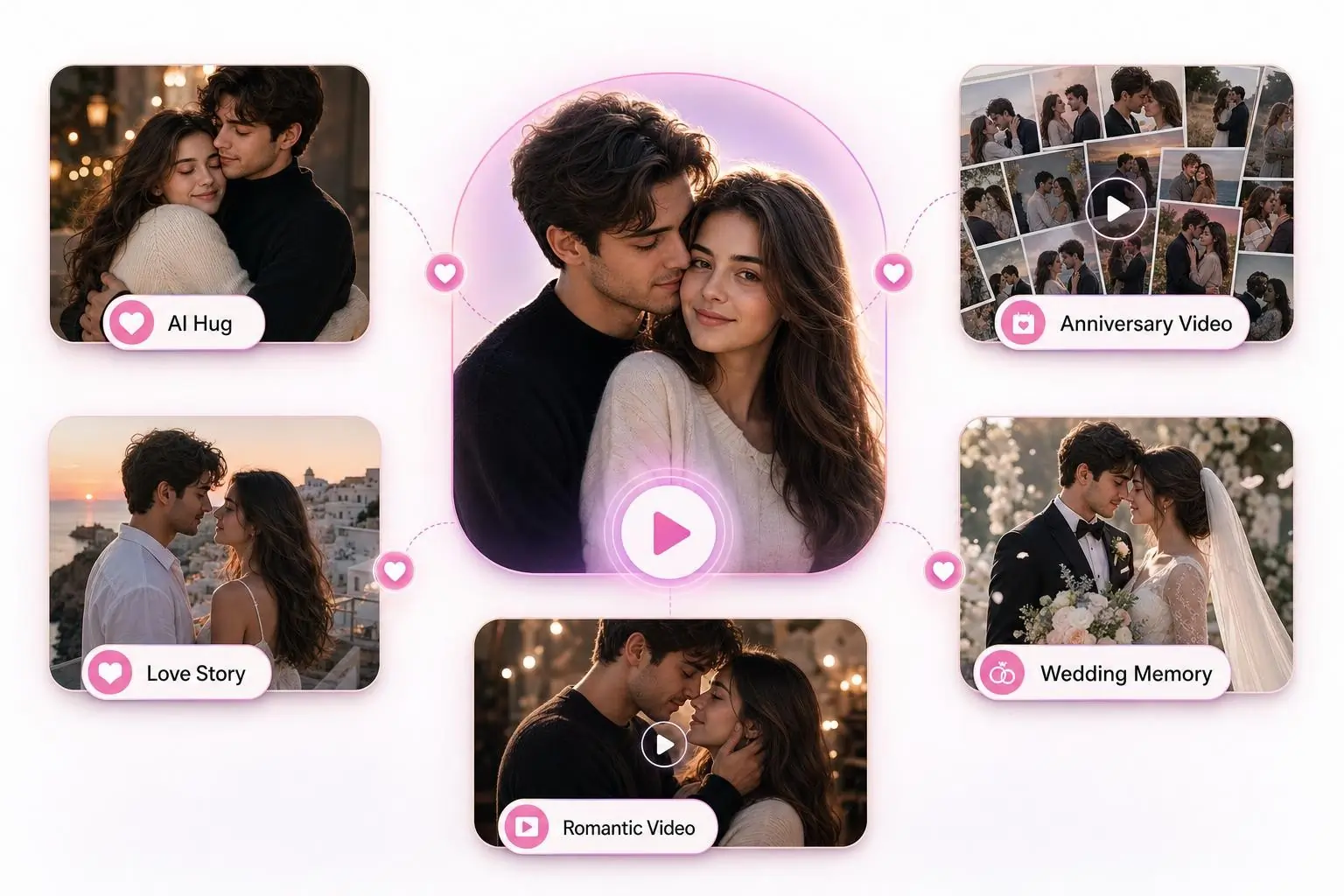 Generate Romantic Videos & Love Stories
