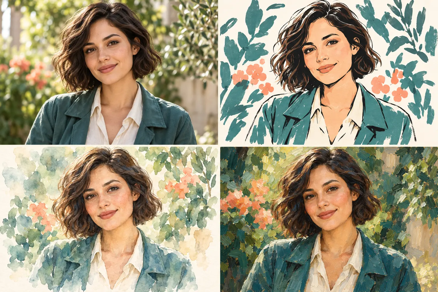 Turn your photo into an illustration, cartoon or painting