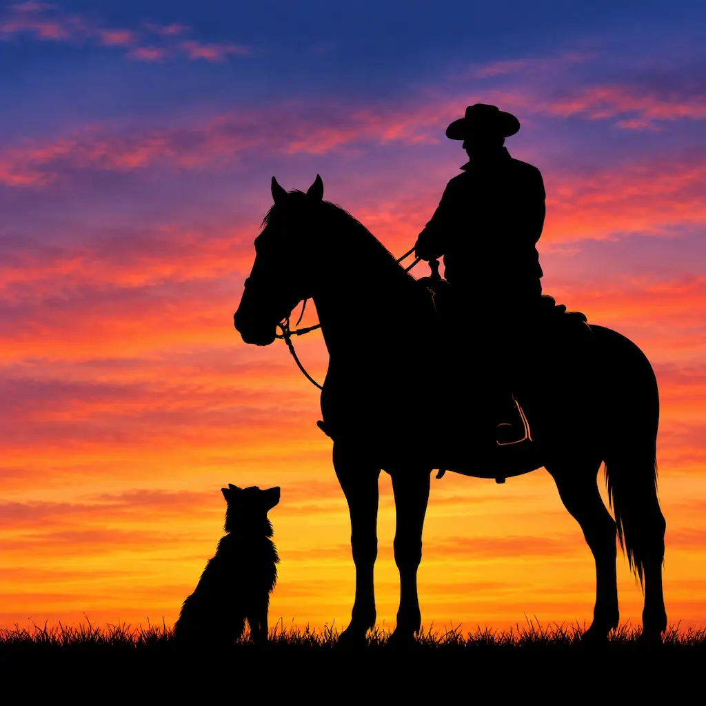 Sunset silhouette