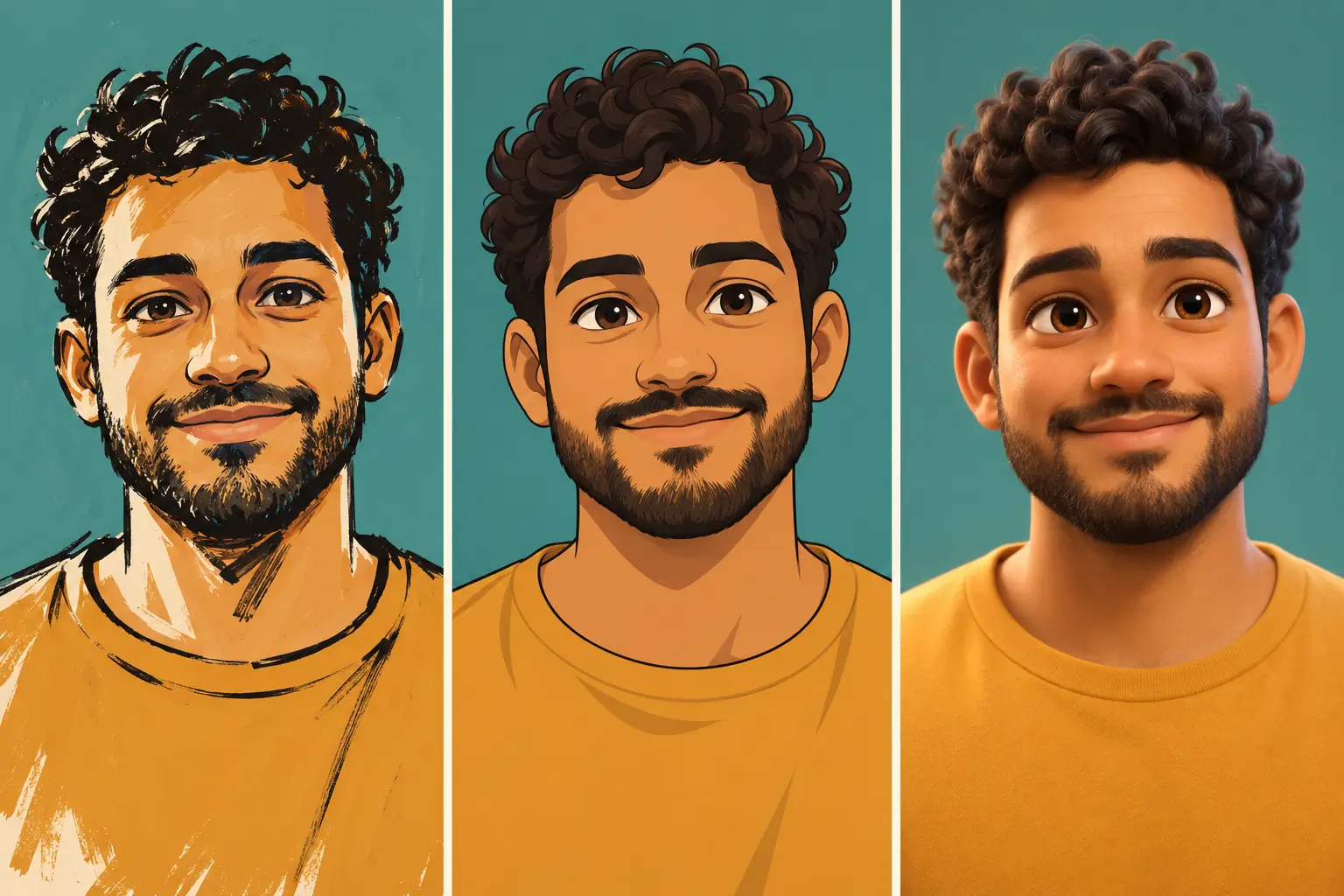 Portraits for profile pictures