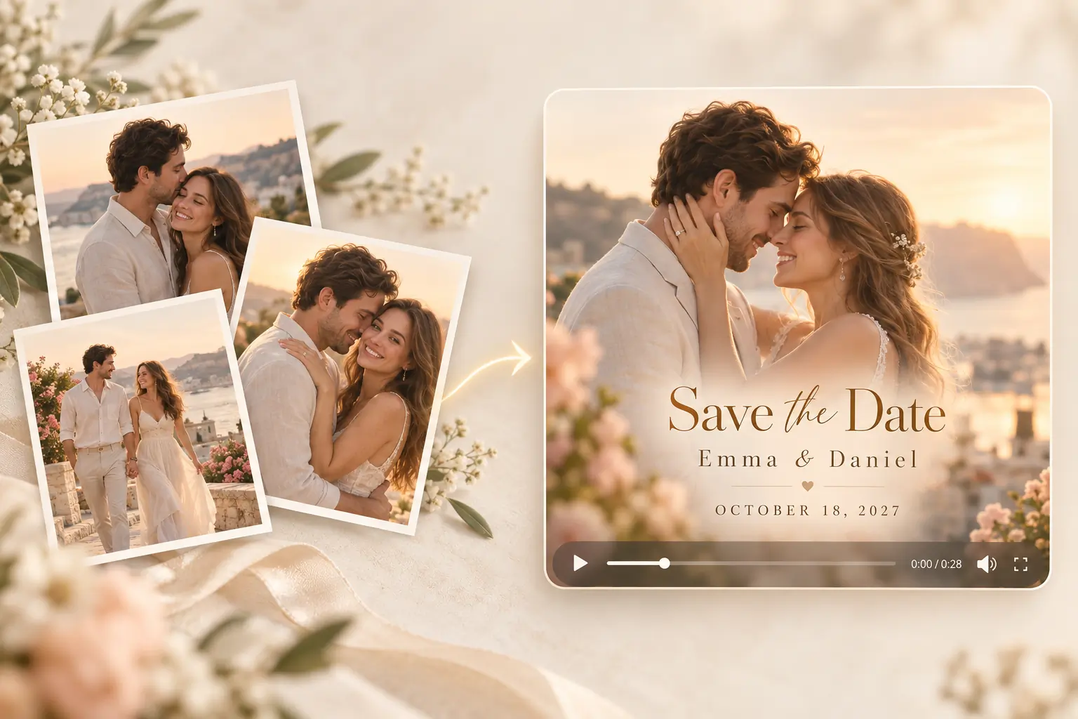 Announce Your Wedding Date in a Personal Way