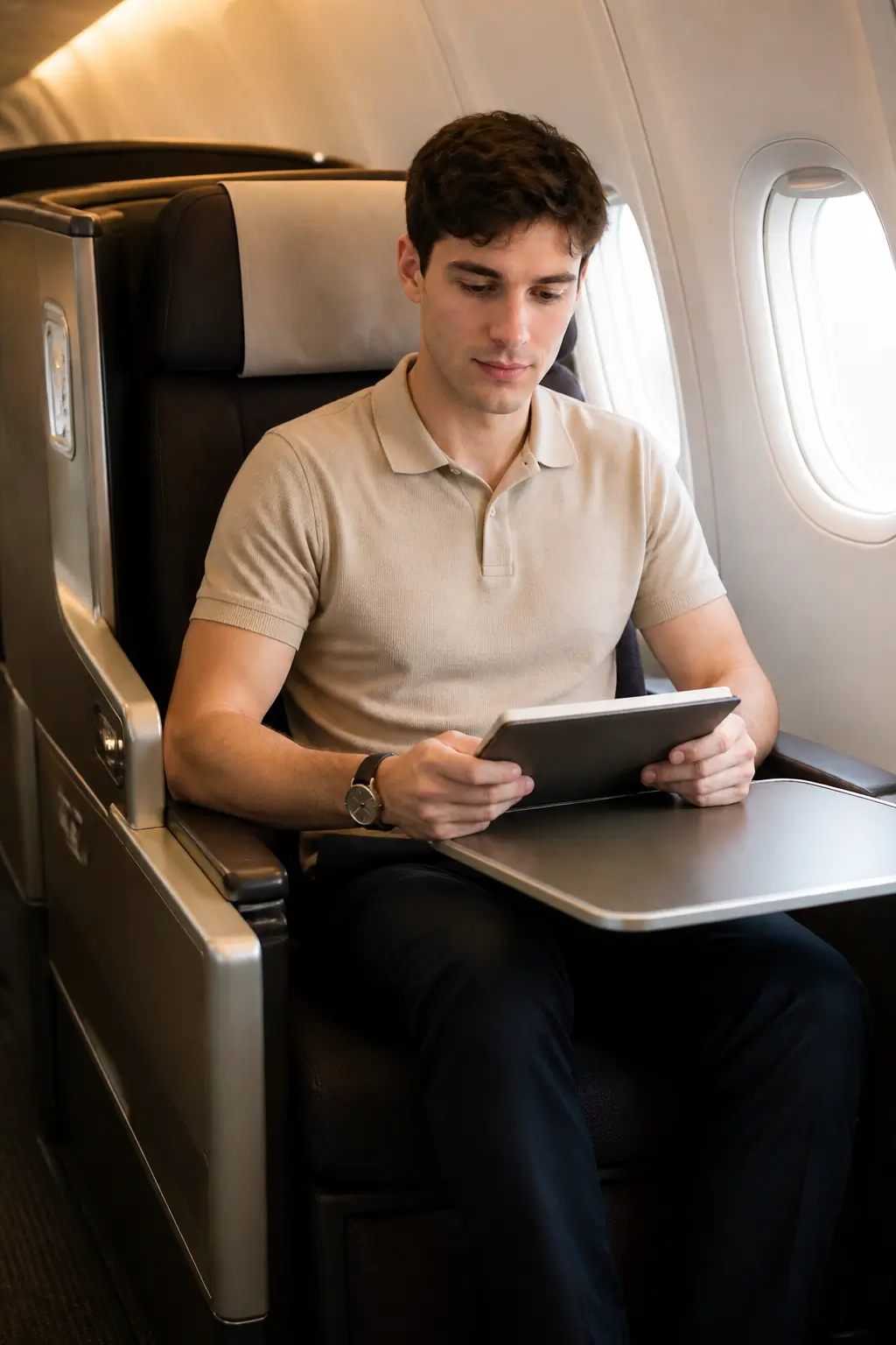 Business Class Flight Photos
