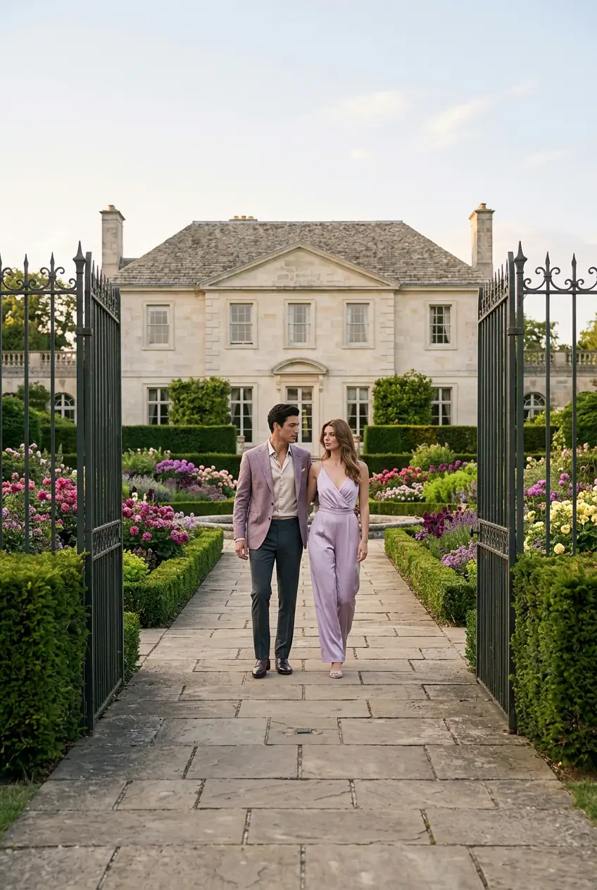 Garden Romance Couple Photos