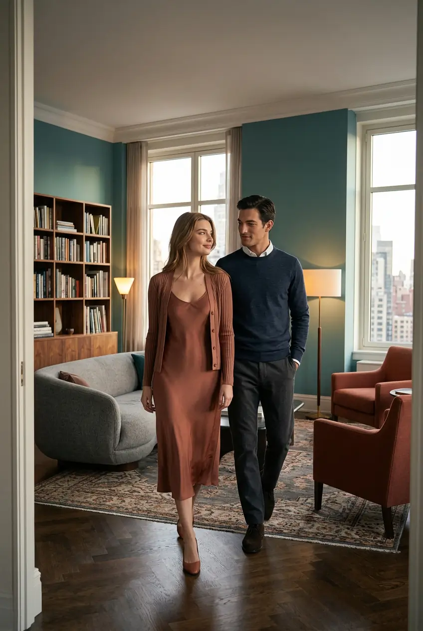 Cozy Home Couple Photos