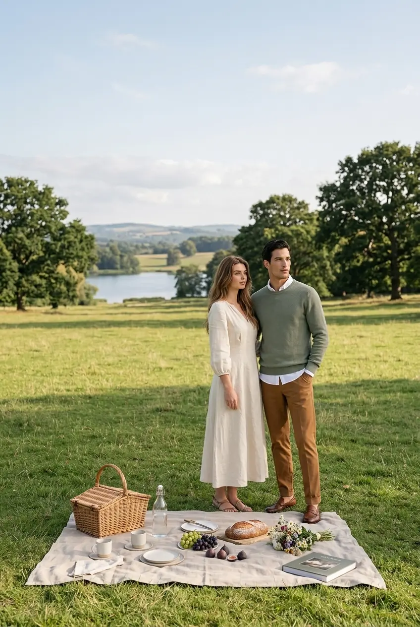 Picnic Couple Photos