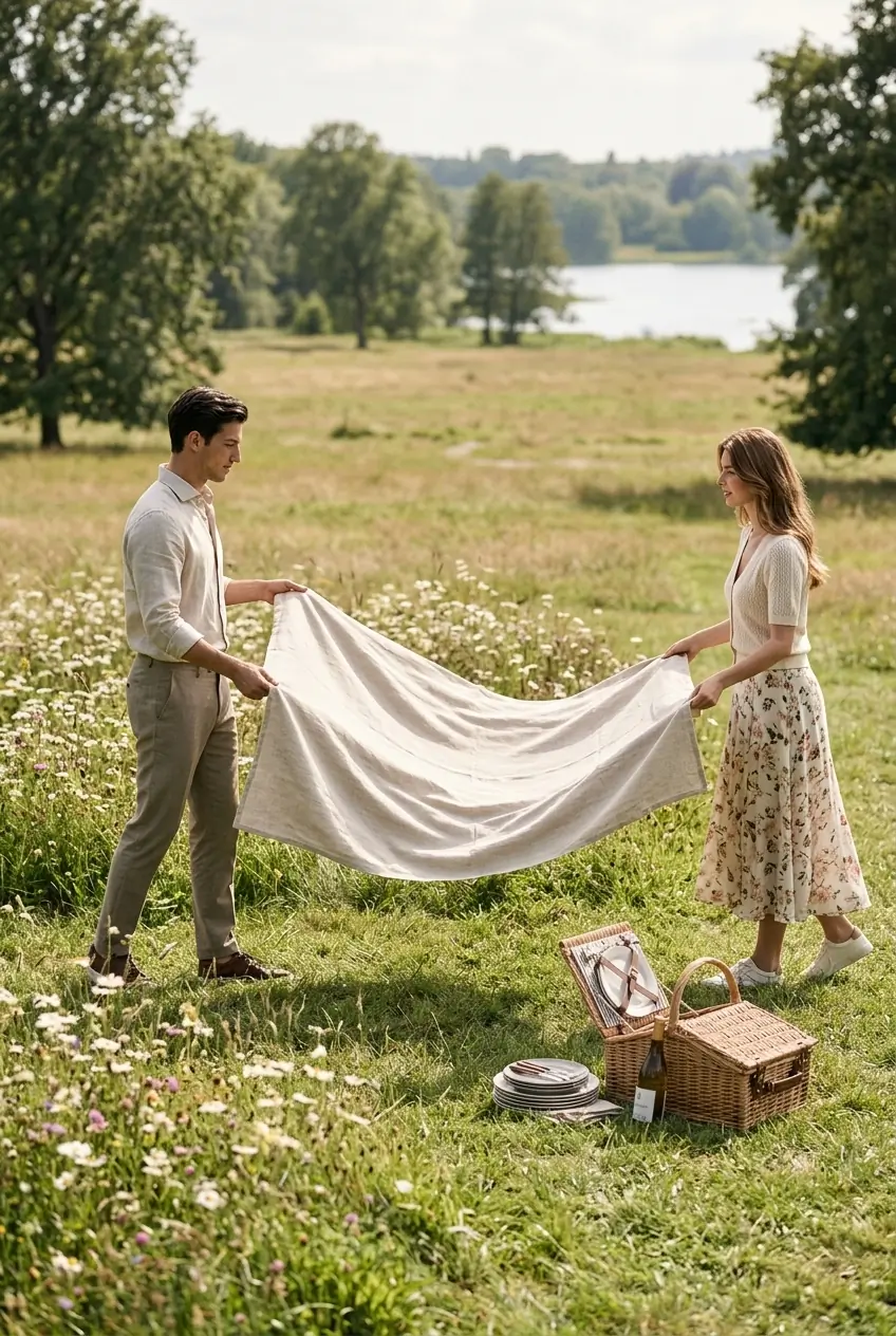 Picnic Couple Photos