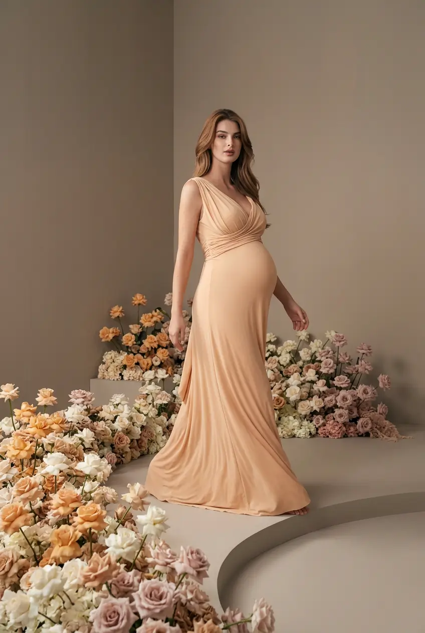 Floral Maternity Photos