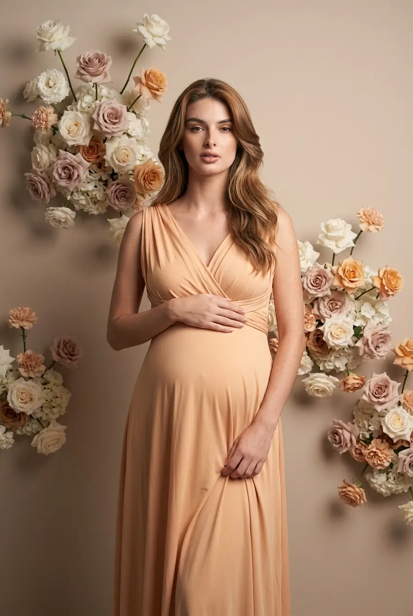 Floral Maternity Photos
