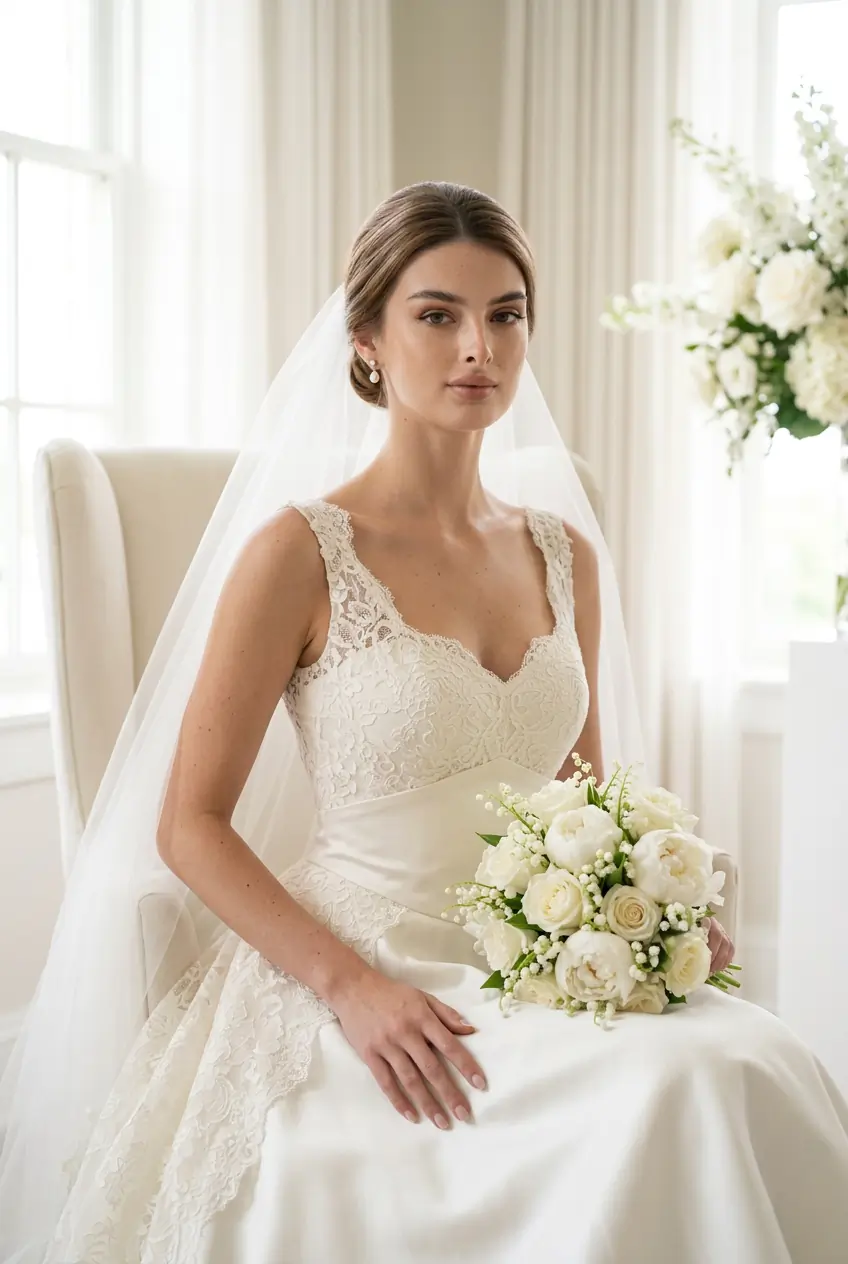Classic White Wedding Photos