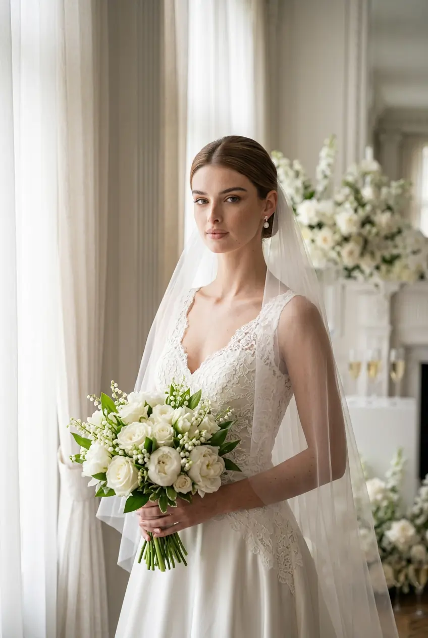 Classic White Wedding Photos