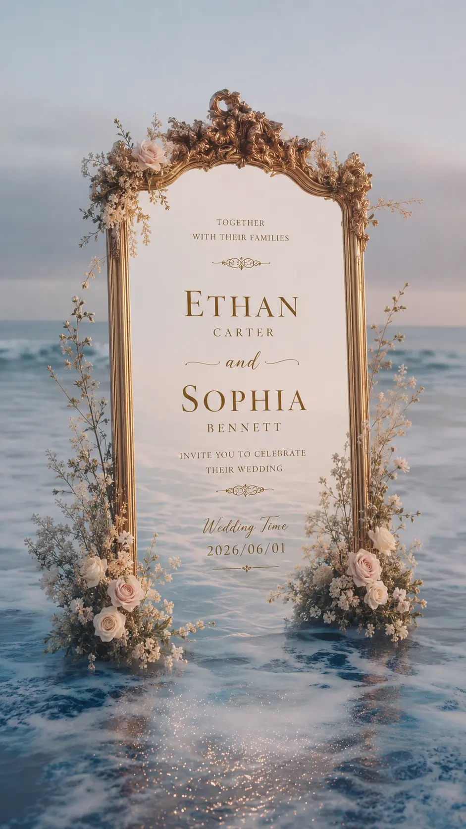 Seaside Floral Arch