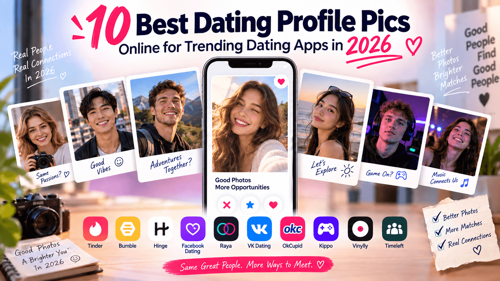 10 Best Dating Profile Pics Online for Trending Dating Apps in 2026
