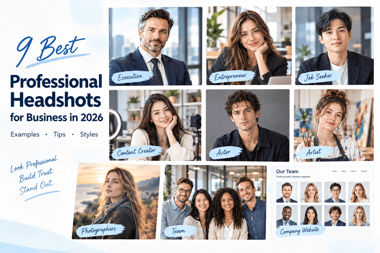 9 Best Professional Headshots for Business in 2026